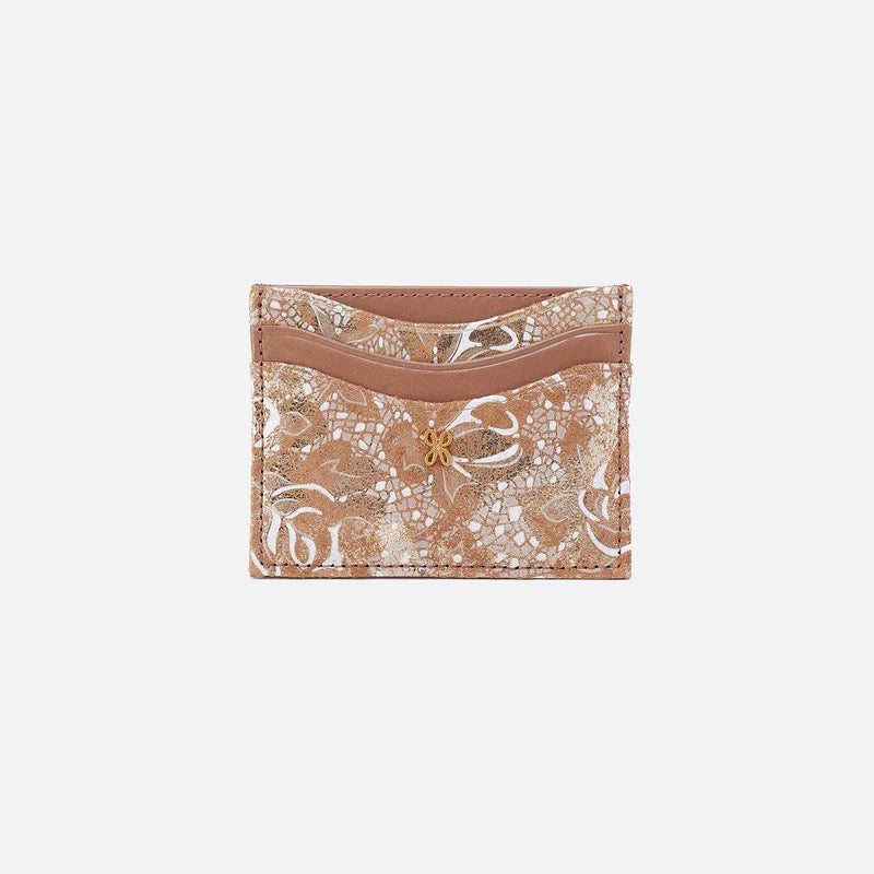 HOBO | Max Card Gilded Petals Case Wallet