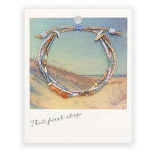 Load image into Gallery viewer, Mixed Media Bracelet Inspiration/Red Adventurine/Gold - Indie Indie Bang! Bang!
