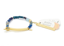 Load image into Gallery viewer, Hidden Message Bracelet - F*cking Awesome Aquamarine - Indie Indie Bang! Bang!
