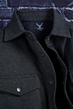 Load image into Gallery viewer, Solid Twill Mink Shirt Button Jacket - Brown or Black