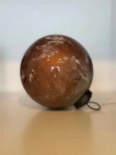 Load image into Gallery viewer, Marbled Glass Ball Ornament