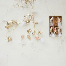 Load image into Gallery viewer, Pink and White Bird Clip On Ornaments - Indie Indie Bang! Bang!