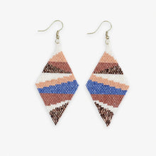 Load image into Gallery viewer, Frida Layered Angles Beaded Earrings - Indie Indie Bang! Bang!