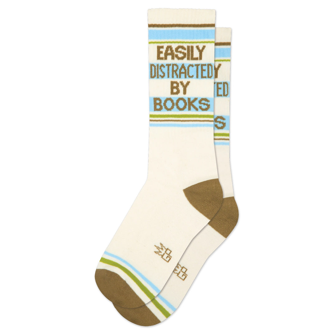 Easily Distracted By Books Socks - Indie Indie Bang! Bang!