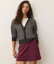 Load image into Gallery viewer, Robin Textured Cardigan - Black/White - Indie Indie Bang! Bang!