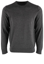 Load image into Gallery viewer, Crew Neck Sweater in 100% Merino Wool - Charcoal - Indie Indie Bang! Bang!