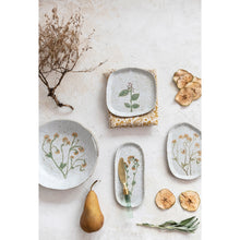 Load image into Gallery viewer, Hand-Painted Wildflower Stoneware Plate - Indie Indie Bang! Bang!