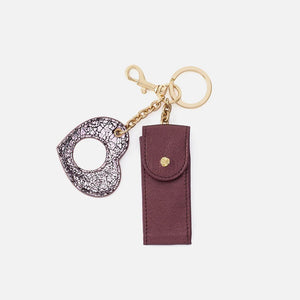 HOBO | Frosted Plum Lipstick Keychain Holder