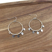 Load image into Gallery viewer, Dagger Beaded Stretch Earrings - Indie Indie Bang! Bang!