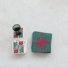 Load image into Gallery viewer, Christmas Cocktail Napkins Poinsettias - Indie Indie Bang! Bang!