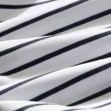 Load image into Gallery viewer, White Navy Stripe Palmer T-Shirt | Mizzen+Main