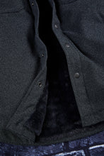 Load image into Gallery viewer, Solid Twill Mink Shirt Button Jacket - Brown or Black