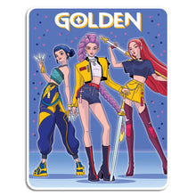 Load image into Gallery viewer, K-Pop Dh Golden Die Cut Sticker