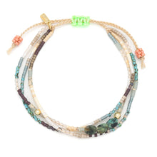 Load image into Gallery viewer, Mixed Media Bracelet - Transformation/African Turquoise - Indie Indie Bang! Bang!