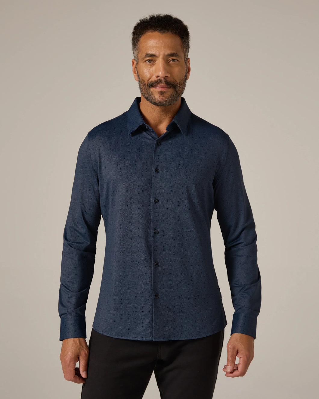 Granger Long Sleeve Shirt  Navy - Indie Indie Bang! Bang!