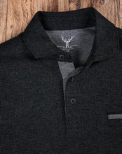 Load image into Gallery viewer, Men's Long Sleeve Basket Knit Polo with Pocket