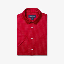 Load image into Gallery viewer, Halyard Short Sleeve Button Down - Hot Dot Red - Indie Indie Bang! Bang!