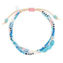 Load image into Gallery viewer, Mixed Media Bracelet - Sky/Turquoise - Indie Indie Bang! Bang!