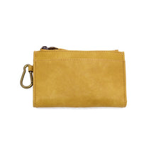 Load image into Gallery viewer, Bobbie Bifold Wallet With Carabiner Mustard - Indie Indie Bang! Bang!
