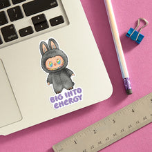 Load image into Gallery viewer, Labubu. Big Into Energy Die Cut Sticker - Indie Indie Bang! Bang!