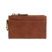 Load image into Gallery viewer, Bobbie Bifold Wallet With Carabiner - Walnut - Indie Indie Bang! Bang!