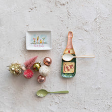 Load image into Gallery viewer, Stoneware Dish w/ Holiday Cocktails &quot;How to FA LA LA&quot; - Indie Indie Bang! Bang!