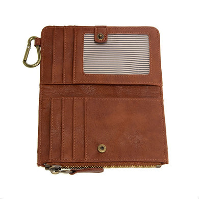Bobbie Bifold Wallet With Carabiner - Walnut - Indie Indie Bang! Bang!