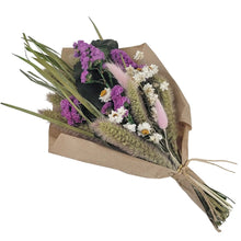 Load image into Gallery viewer, Petite 12&quot; Bouquet: Magenta Statice Flowers and Grains - Indie Indie Bang! Bang!