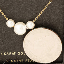 Load image into Gallery viewer, Secret Box Gold Dipped Chain Pearl Charm Necklace - Indie Indie Bang! Bang!