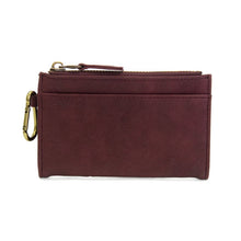 Load image into Gallery viewer, Bobbie Bifold Wallet With Carabiner - Aubergine - Indie Indie Bang! Bang!