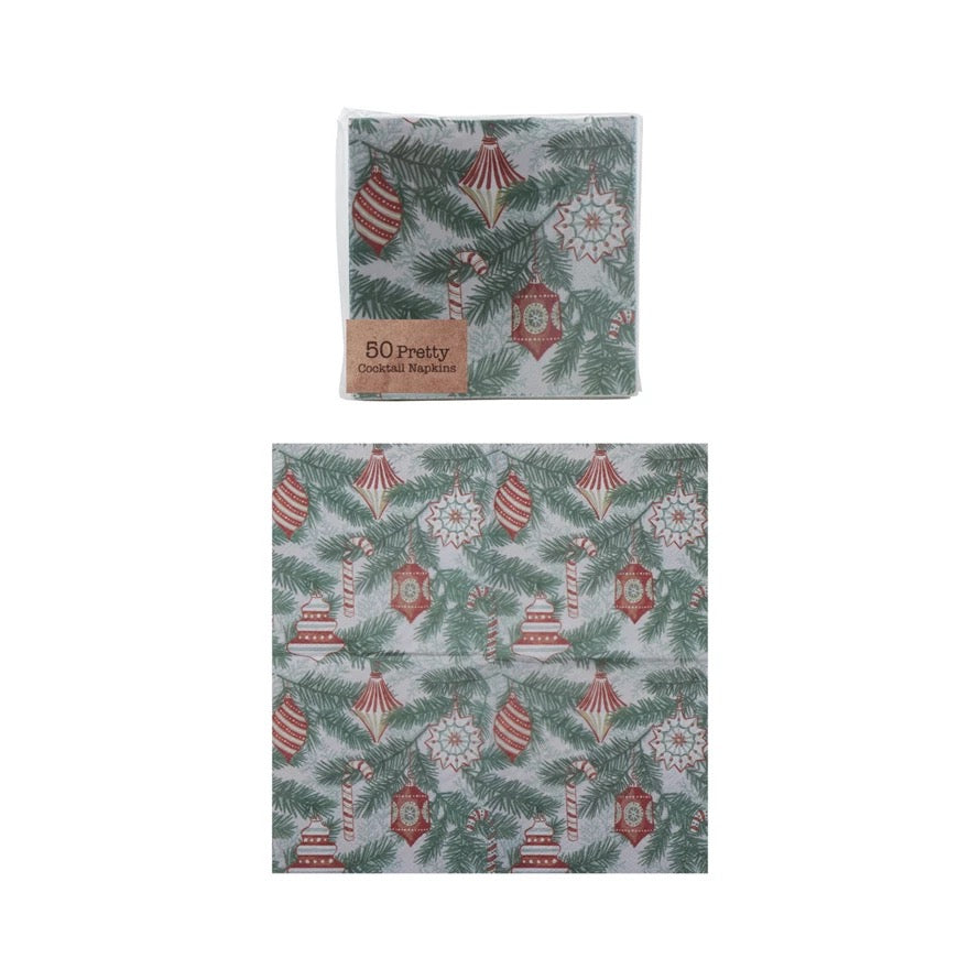 Christmas Tree Cocktail Napkins - Indie Indie Bang! Bang!