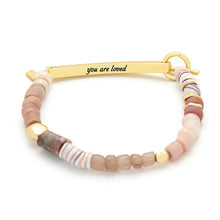 Load image into Gallery viewer, Hidden Message Bracelet - Love / Rhodochrosite - Indie Indie Bang! Bang!