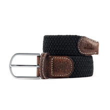 Load image into Gallery viewer, Black Licorice Elastic Woven Belt - Indie Indie Bang! Bang!