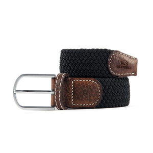 Black Licorice Elastic Woven Belt - Indie Indie Bang! Bang!