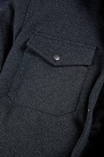 Load image into Gallery viewer, Solid Twill Mink Shirt Button Jacket - Brown or Black