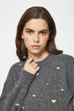 Load image into Gallery viewer, Cross My Heart Embroidered Sweater - Indie Indie Bang! Bang!