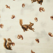 Load image into Gallery viewer, Chipmunk Bamboo Muslin 2-Piece Burp Cloth Set - Indie Indie Bang! Bang!