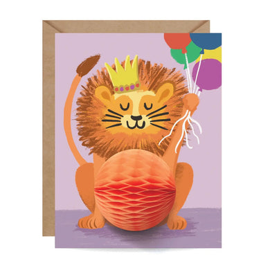Lion Birthday Card - Indie Indie Bang! Bang!