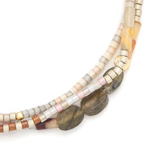Load image into Gallery viewer, Mixed Media Bracelet - Magic/Labradorite/Gold - Indie Indie Bang! Bang!