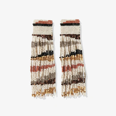 Belle Mixed Metallic Fringe Earrings - Indie Indie Bang! Bang!