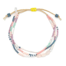 Load image into Gallery viewer, Mixed Media Bracelet - Heart/Rose Quartz - Indie Indie Bang! Bang!