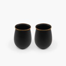 Load image into Gallery viewer, Enamel Tumbler Set - Charcoal - Indie Indie Bang! Bang!