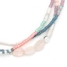 Load image into Gallery viewer, Mixed Media Bracelet - Heart/Rose Quartz - Indie Indie Bang! Bang!