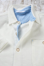 Load image into Gallery viewer, Waffle Button Down Short Sleeve Shirt - Indie Indie Bang! Bang!