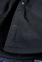 Load image into Gallery viewer, Solid Twill Mink Shirt Button Jacket - Brown or Black