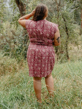 Load image into Gallery viewer, Artsy Traveler Berry Poppy Dress - Indie Indie Bang! Bang!