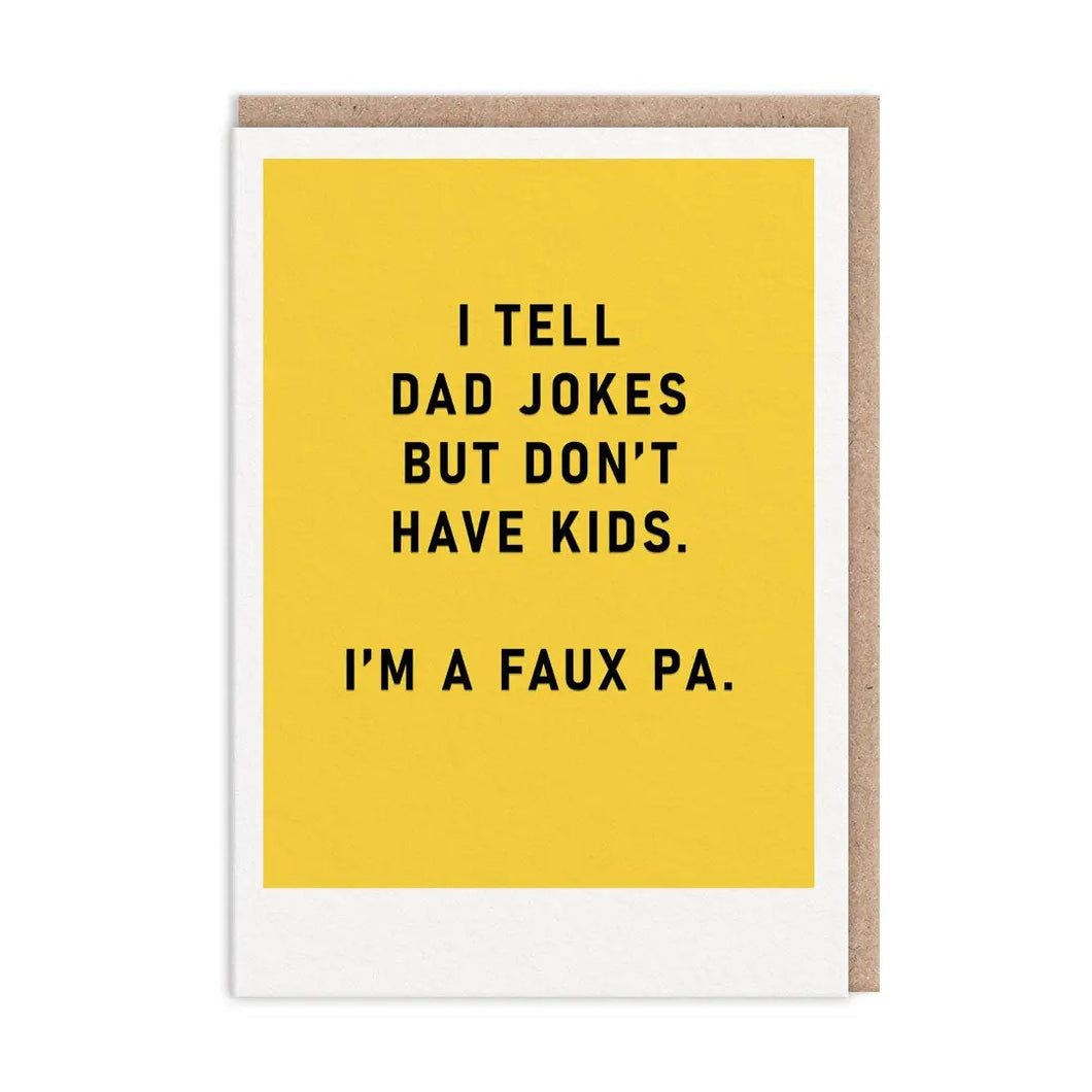 Faux Pa Card - Indie Indie Bang! Bang!