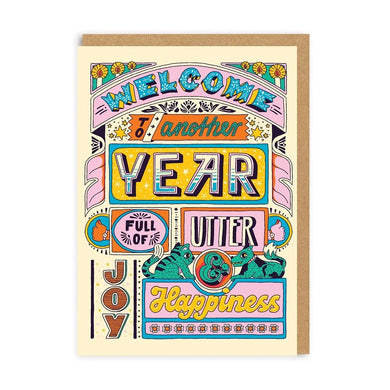Another Year Full of Happiness Card - Indie Indie Bang! Bang!