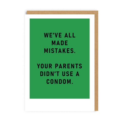 We've All Made Mistakes Card - Indie Indie Bang! Bang!