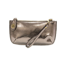 Load image into Gallery viewer, Liquid Metal Mini Crossbody Wristlet Clutch